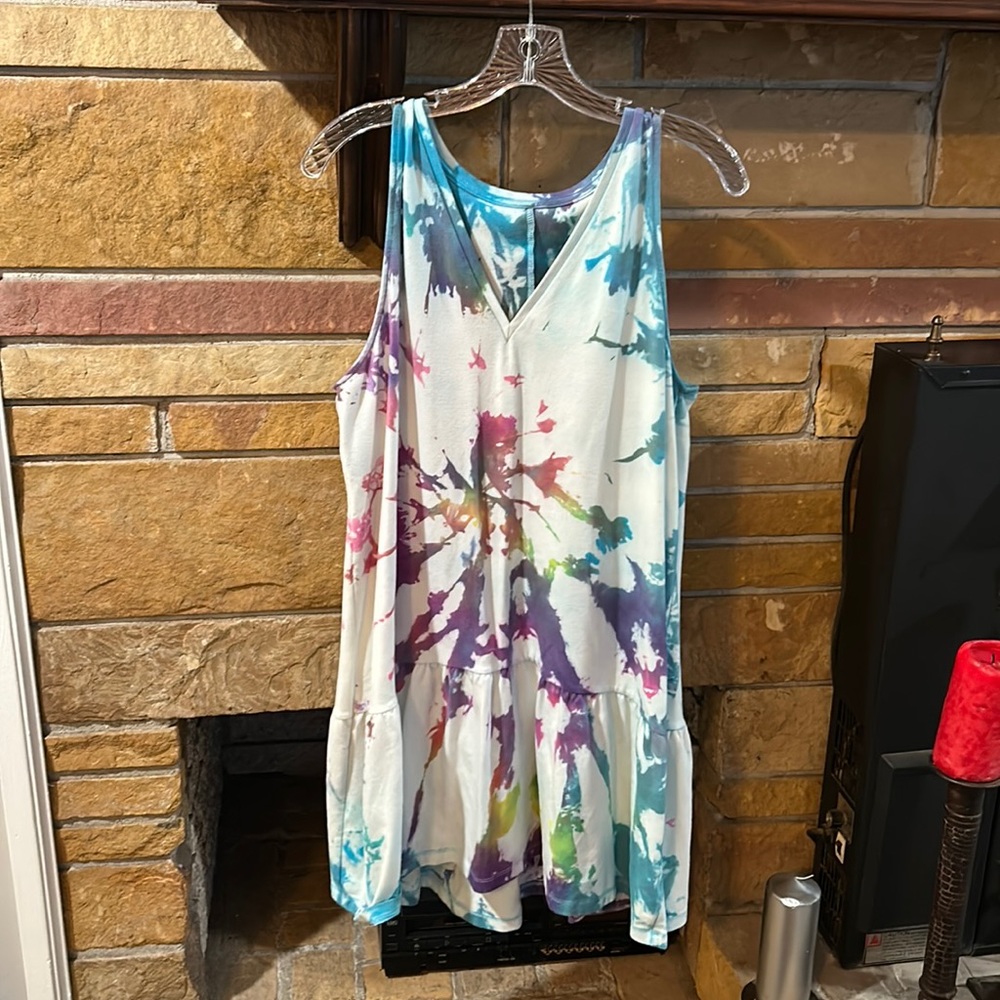 A New Day Tie Dyed Dress Sz Lg